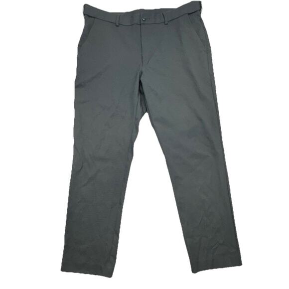 PGA TOUR Mens Golf Pants Gray Flat Front Straight Leg Size 34 X 30 - Picture 1 of 8